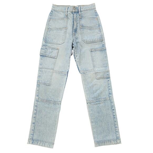 SLVRLAKE Savior High Rise Cargo Jean Size 24 - Picture 1 of 7